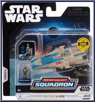 Resistance A-Wing (Light Armor) from Star Wars - Micro Galaxy Squadron - Series 6 manufactured by Jazwares [Front]