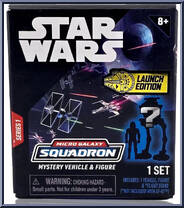 Speeder Bike with Cobb Vanth (Scout Class) from Star Wars - Micro Galaxy Squadron - Mystery - Series 1 manufactured by Jazwares [Front]