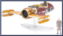 Shin Hati's Fiend Fighter (Starfighter Class) from Star Wars - Micro Galaxy Squadron - Series 7 manufactured by Jazwares [Loose]