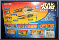Droid Fighter from Star Wars - Micro Machines - Action Fleet - Vehicles manufactured by Galoob [Back]