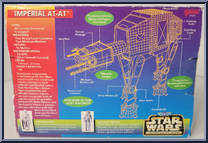 Imperial AT-AT from Star Wars - Micro Machines - Action Fleet - Vehicles manufactured by Galoob [Back]