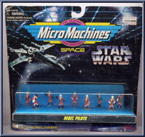 Rebel Pilots from Star Wars - Micro Machines - X-Wing Packaging manufactured by Galoob [Front]