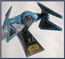 Tie Interceptor (with 2 Imperial Pilots) from Star Wars - Micro Machines - Action Fleet manufactured by Galoob [Loose]
