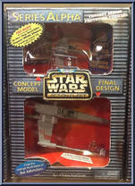 X-Wing Starfighter from Star Wars - Micro Machines - Series Alpha manufactured by Galoob [Front]