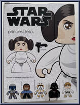 Princess Leia from Star Wars - Mighty Muggs - Series 3 manufactured by Hasbro [Back]