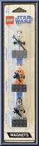 Stormtrooper / Y-Wing Pilot / AT-ST Driver from Star Wars - Original Trilogy - Magnets manufactured by Lego [Front]
