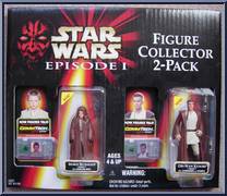 Anakin Skywalker (Naboo) / Obi-Wan Kenobi (Naboo) from Star Wars - Phantom Menace - Sam's Club 2-Packs manufactured by Hasbro [Front]