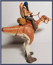 Kaadu and Jar Jar Binks from Star Wars - Phantom Menace - Beast Pack manufactured by Hasbro [Loose]