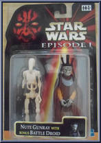 Nute Gunray (with Battle Droid) from Star Wars - Phantom Menace - Foreign Exclusive manufactured by Hasbro [Front]