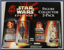 Padme Naberrie / Obi-Wan Kenobi from Star Wars - Phantom Menace - Sam's Club 2-Packs manufactured by Hasbro [Front]