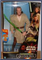 Qui-Gon Jinn from Star Wars - Phantom Menace - 12" Scale - Electronic Figures manufactured by Hasbro [Front]