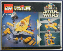 Naboo Fighter from Star Wars - Phantom Menace - Vehicles manufactured by Lego [Back]