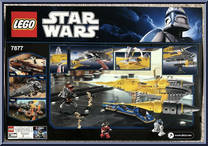 Naboo Starfighter from Star Wars - Phantom Menace - Vehicles manufactured by Lego [Back]