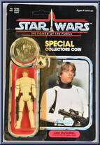 Luke Skywalker (Imperial Stormtrooper Outfit) from Star Wars - Power of the Force - Basic Series manufactured by Kenner [Front]