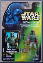 Boba Fett from Star Wars - Power of the Force II - Green Card manufactured by Kenner [Front]