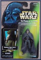 Garindan (Long Snoot) from Star Wars - Power of the Force II - Green Card manufactured by Kenner [Front]