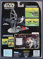 Gunner Station (Millenium Falcon with Luke Skywalker) from Star Wars - Power of the Force II - Deluxe Figures manufactured by Kenner [Back]