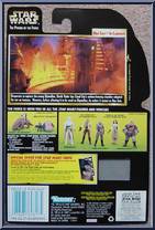 Han Solo (Carbonite) from Star Wars - Power of the Force II - Freeze Frame manufactured by Kenner [Back]