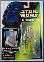 Luke Skywalker (Hoth Gear) from Star Wars - Power of the Force II - Green Card manufactured by Kenner [Front]