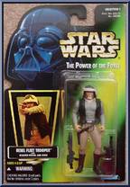 Rebel Fleet Trooper from Star Wars - Power of the Force II - Hologram Green Card manufactured by Kenner [Front]