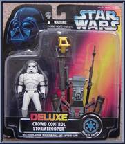 Stormtrooper (Crowd Control) from Star Wars - Power of the Force II - Deluxe Figures manufactured by Kenner [Front]