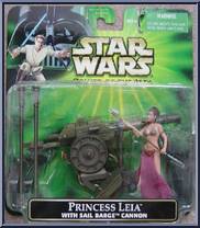 Princess Leia (with Sail Barge Cannon) Action Figure