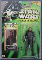 Qui-Gon Jinn (Jedi Training Gear) from Star Wars - Power of the Jedi - Expanded Universe manufactured by Kenner [Front]