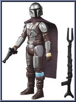 Mandalorian (Beskar) from Star Wars - Retro Collection - Mandalorian manufactured by Hasbro [Loose]
