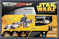 Barc Speeder (with Barc Trooper) from Star Wars - Revenge of the Sith - Vehicles manufactured by Hasbro [Back]