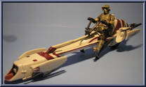 Barc Speeder (with Barc Trooper) from Star Wars - Revenge of the Sith - Vehicles manufactured by Hasbro [Loose]