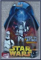 Clone Trooper (Quick-Draw Attack!) (Black) from Star Wars - Revenge of the Sith - Collection 1 manufactured by Hasbro [Front]