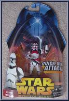 Clone Trooper (Quick-Draw Attack!) (Red) from Star Wars - Revenge of the Sith - Collection 1 manufactured by Hasbro [Front]