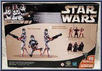 Clone Troopers (Episode III) from Star Wars - Revenge of the Sith - Commemorative Episode III DVD Collection manufactured by Hasbro [Back]