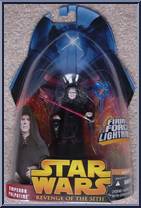 Emperor Palpatine (Firing Force Lightning!) from Star Wars - Revenge of the Sith - Collection 1 manufactured by Hasbro [Front]