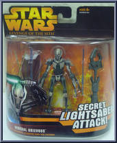 General Grievous (Secret Lightsaber Attack!) from Star Wars - Revenge of the Sith - Deluxe Figures manufactured by Hasbro [Front]