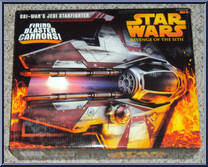 Obi-Wan's Jedi Starfighter (Red) from Star Wars - Revenge of the Sith - Vehicles manufactured by Hasbro [Front]