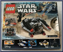 TIE Striker Microfighter from Star Wars - Rogue One - Microfighters manufactured by Lego [Back]