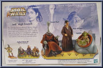 Jedi High Council from Star Wars - Saga - Phantom Menace manufactured by Hasbro [Back]