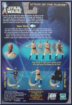 Mace Windu (Geonosian Rescue) from Star Wars - Saga - Attack of the Clones manufactured by Hasbro [Back]