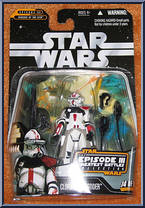 Clone Commander (Red) from Star Wars - Saga Collection - Episode III Greatest Battles manufactured by Hasbro [Front]