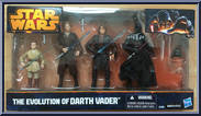 The Evolution Of Darth Vader from Star Wars - Saga Legends (2013) - Multi-Packs manufactured by Hasbro [Front]