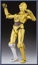 C-3PO from Star Wars - S.H. Figuarts - Episode IV - A New Hope manufactured by Bandai [Loose]