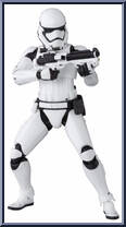 First Order Stormtrooper from Star Wars - S.H. Figuarts - Episode VII - The Force Awakens manufactured by Bandai [Loose]