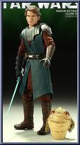 Anakin Skywalker (Clone Wars) (Exclusive) from Star Wars - Heroes of the Rebellion manufactured by Sideshow [Loose]