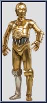 C-3PO from Star Wars - Heroes of the Rebellion manufactured by Sideshow [Loose]