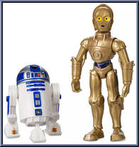 C-3PO and R2-D2 from Star Wars Toybox - Basic Series manufactured by Disney [Loose]