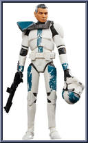 Clone Captain Howzer from Star Wars - Vintage Collection (2018) - Bad Batch manufactured by Hasbro [Loose]