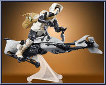 Speeder Bike (Scout Trooper & Grogu) from Star Wars - Vintage Collection (2018) - Mandalorian manufactured by Hasbro [Loose]