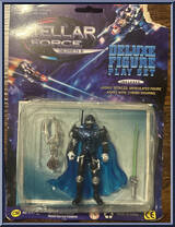 Black Warrior (Blue Chest / Blue Cape) Action Figure