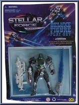 Robotic Warrior (Black) Action Figure